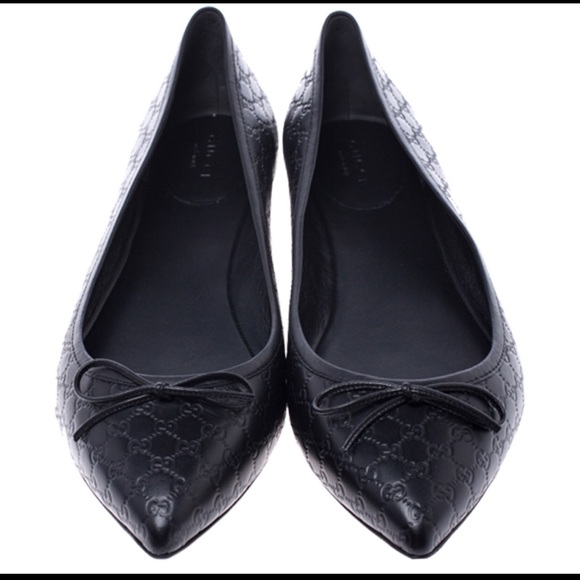 Gucci Microguccissima Leather Agatha Ballet Flats - Picture 2 of 7